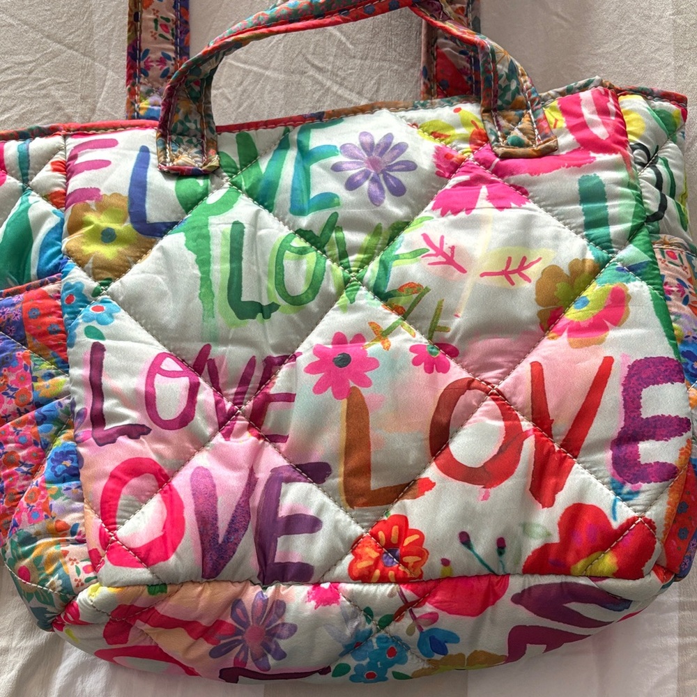 Natural Lufe Reversible Quilted Patchwork Floral … - image 4